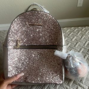 Mini Sparkly Pink Backpack